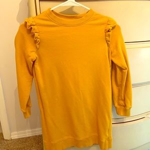 Hanna Anderson mustard tunic size 8